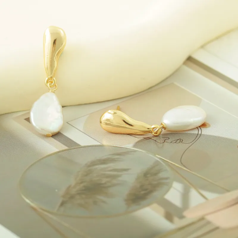 Taste The Color Pearl Earrings Women's-2