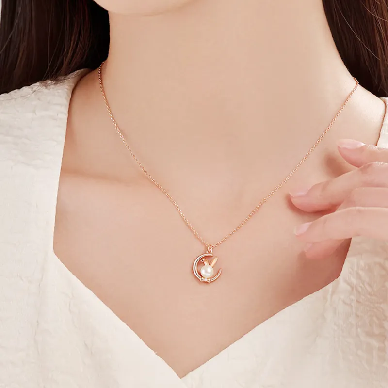 Taste The Color Pearl Necklaces Women's-4