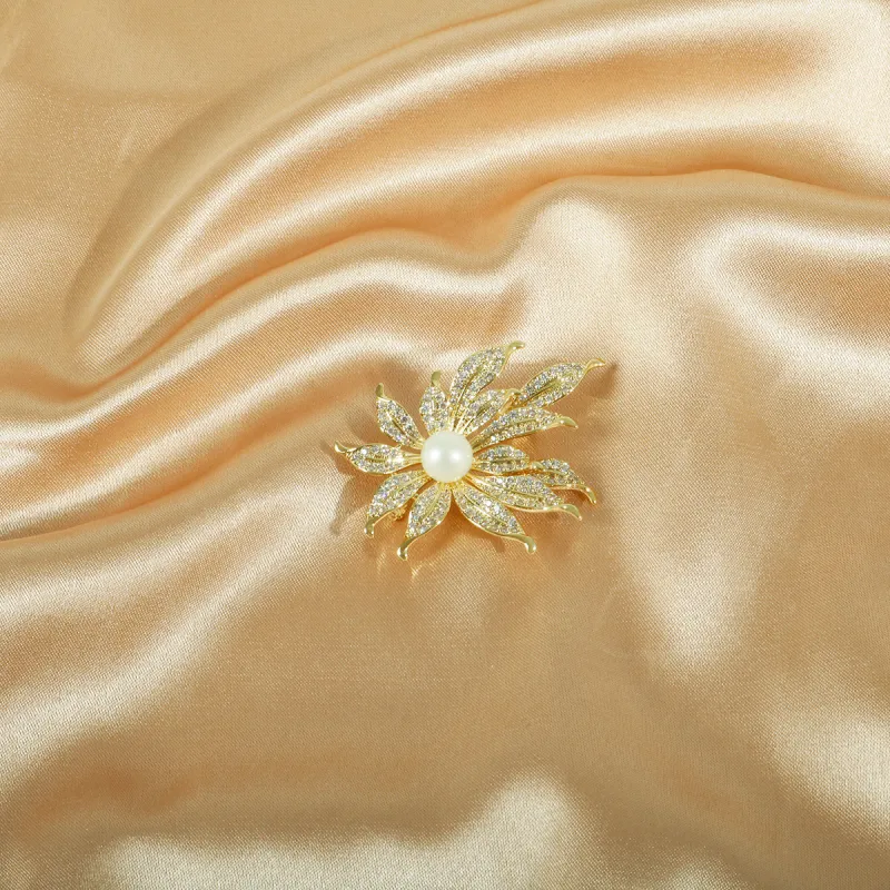Taste The Color Pearl Brooches Women's-3
