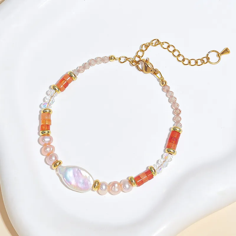 Taste The Color Freshwater Pearl Bracelets Women's-3