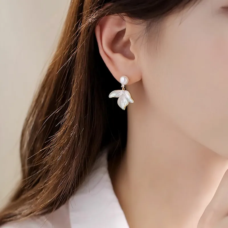 Taste The Color Freshwater Pearl Clip On Earrings Women's-4
