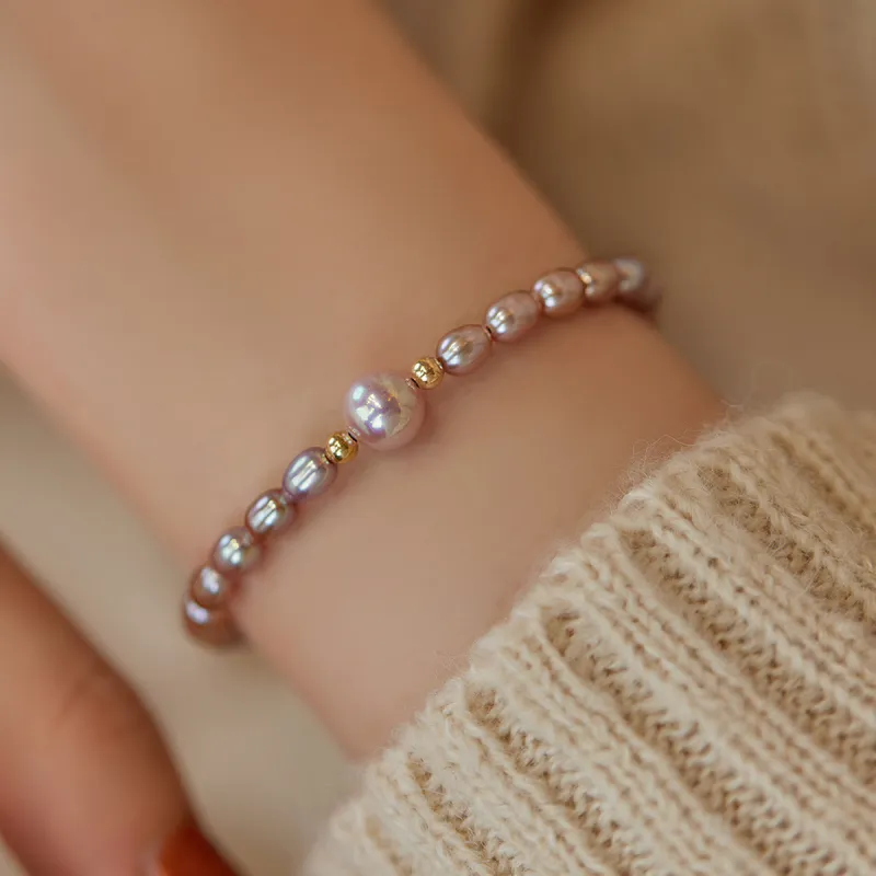 Taste The Color Pearl Bracelets Women's-4