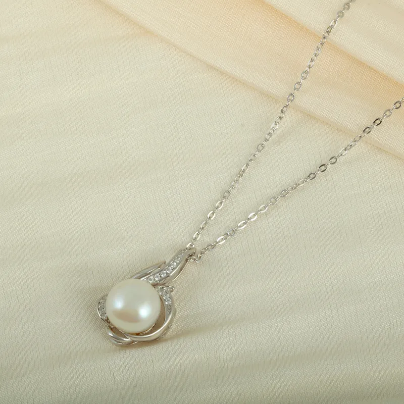 Taste The Color Pearl Necklaces Women's-4