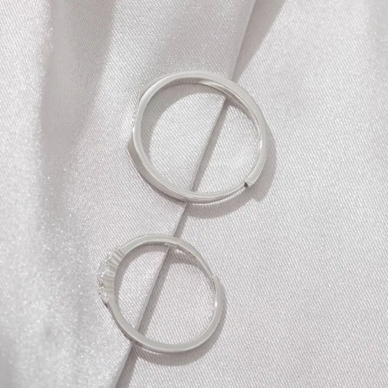 Taste The Color 925 Sterling Silver Rings Unisex-4