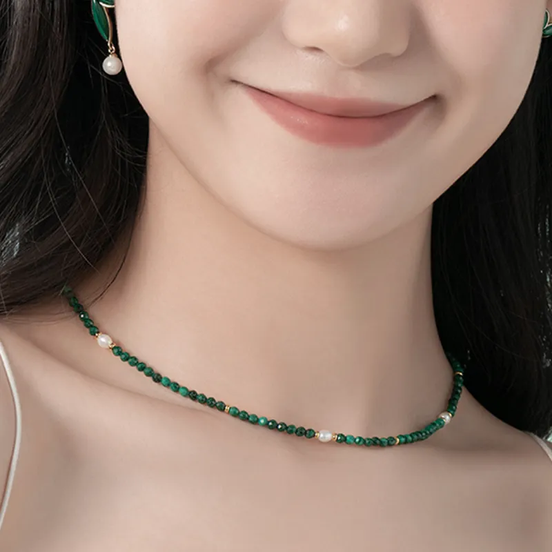Taste The Color Pearl Necklaces Women's-3