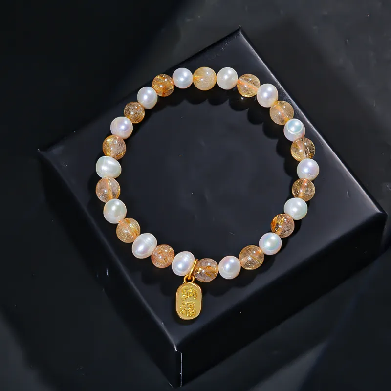 Taste The Color Freshwater Pearl Bracelets Women's-2
