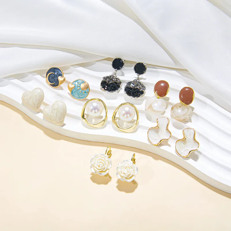 Taste The Color Alloy Earrings Women's-1