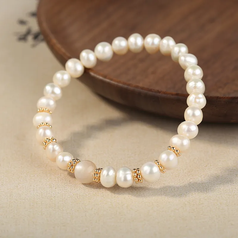 Taste The Color Pearl Bracelets Women's-16