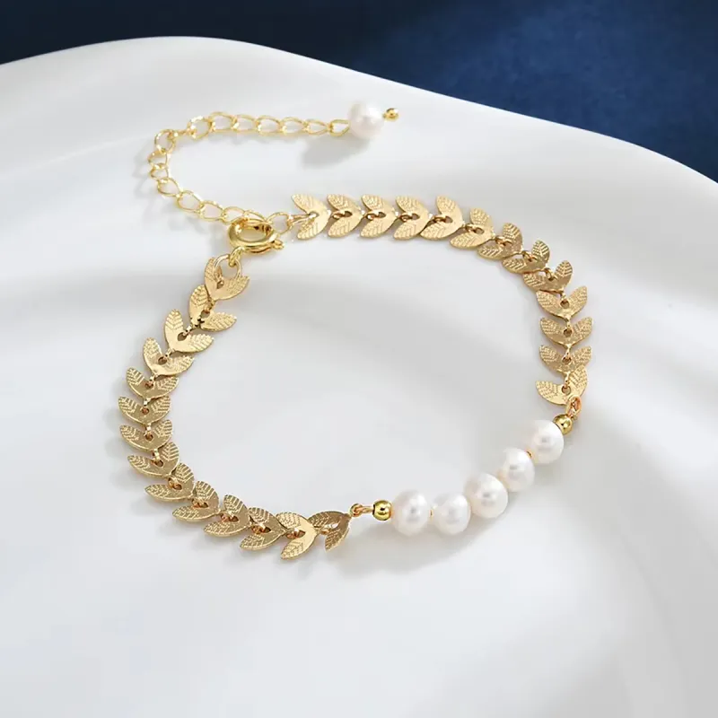 Taste The Color Freshwater Pearl Bracelets Women's-2
