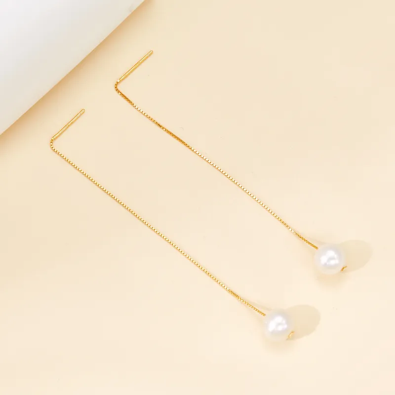 Taste The Color Pearl Drop Earrings Women's-4