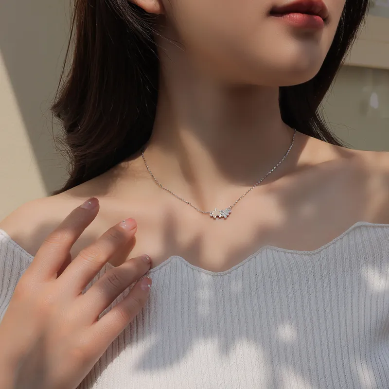 Taste The Color 925 Sterling Silver Necklaces Women's-3
