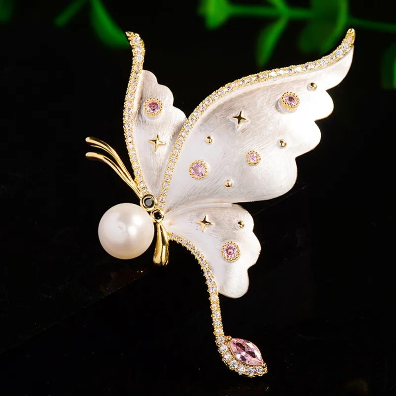 Taste The Color Pearl Brooches Women's-6