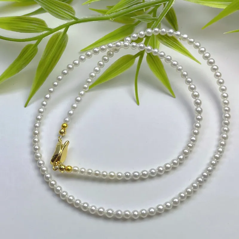Taste The Color Pearl Necklaces Women's-2