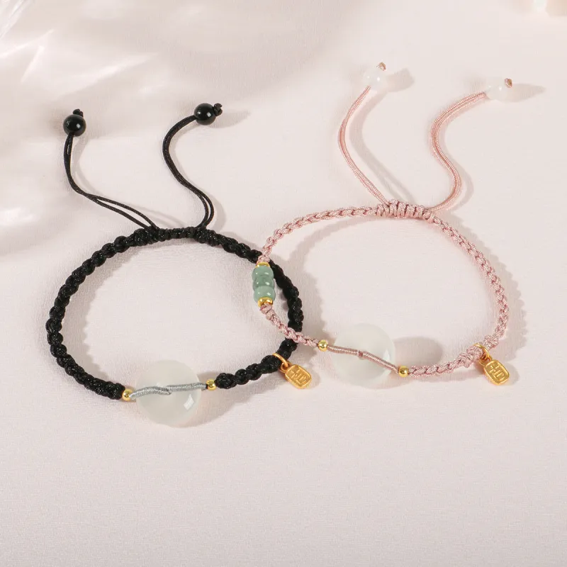 Taste The Color Natural Agate Bracelets Unisex-14