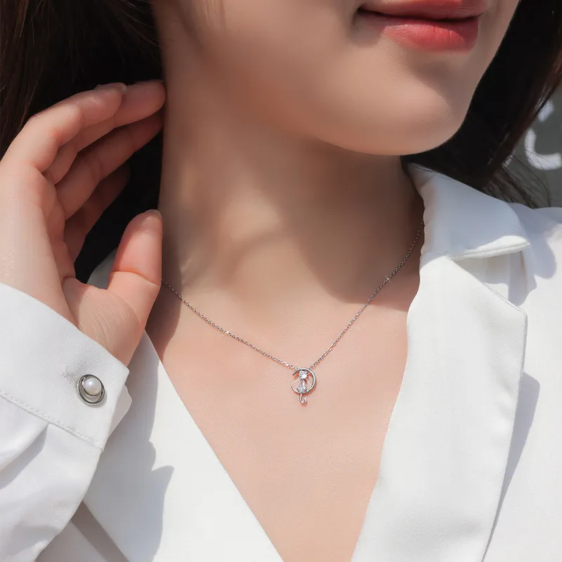 Taste The Color 925 Sterling Silver Necklaces Women's-4