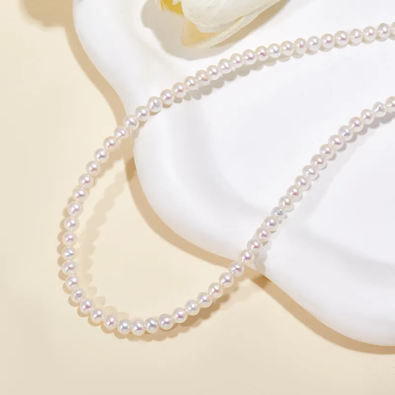 Taste The Color Freshwater Pearl Necklaces Women's-3