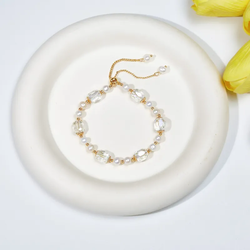 Taste The Color Freshwater Pearl Bracelets Women's-19