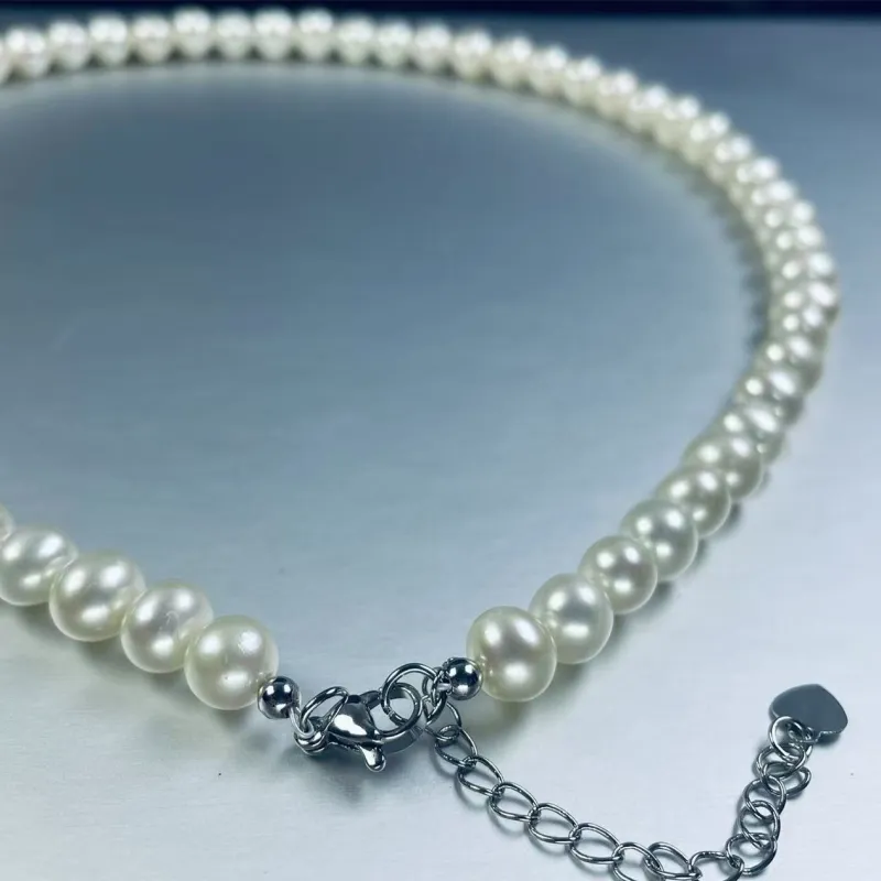 Taste The Color Pearl Necklaces Women's-4