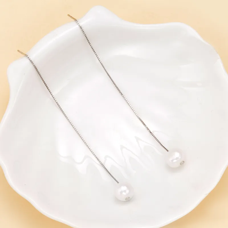 Taste The Color Pearl Drop Earrings Women's-10