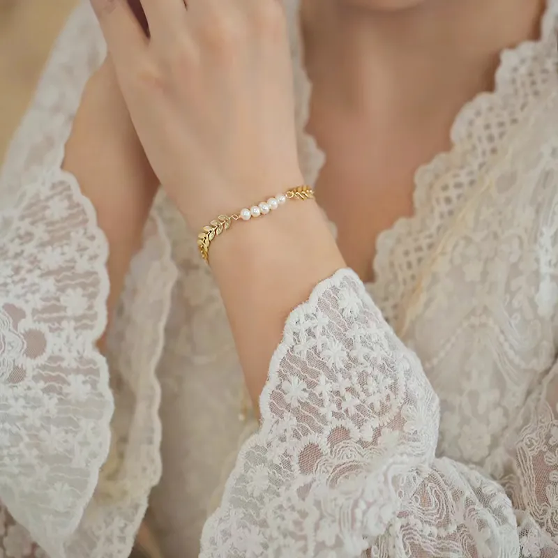 Taste The Color Freshwater Pearl Bracelets Women's-5