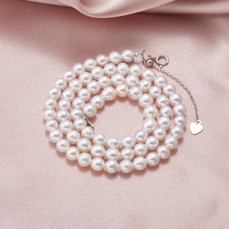 Taste The Color Freshwater Pearl Necklaces Women's-2