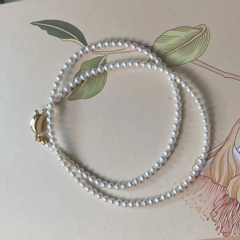 Taste The Color Pearl Necklaces Women's-5