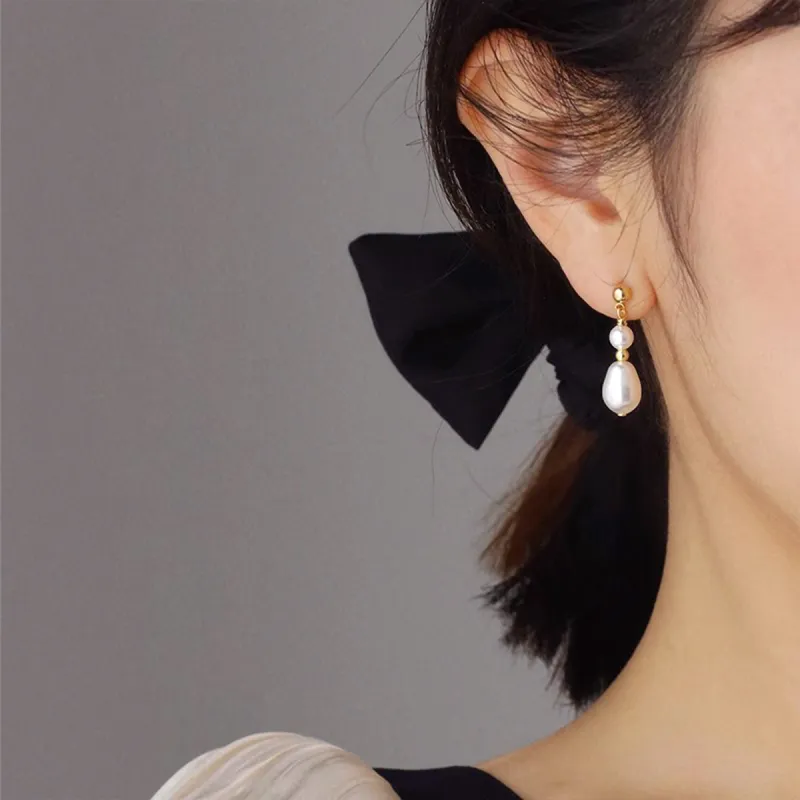 Taste The Color Freshwater Pearl Clip On Earrings Women's-1