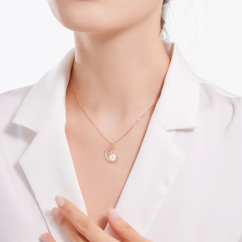 Taste The Color Pearl Necklaces Women's-6