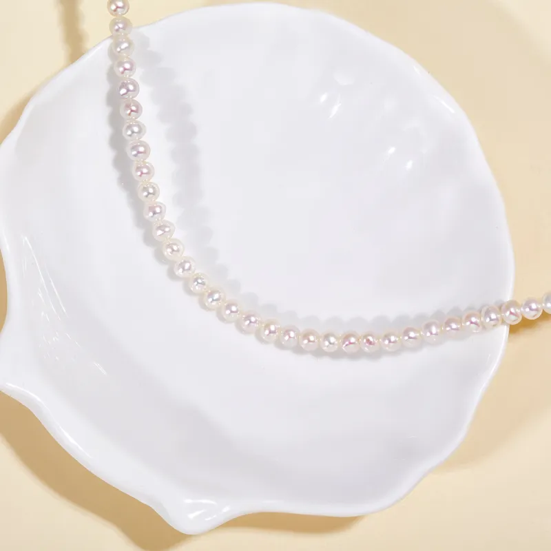 Taste The Color Freshwater Pearl Necklaces Women's-4