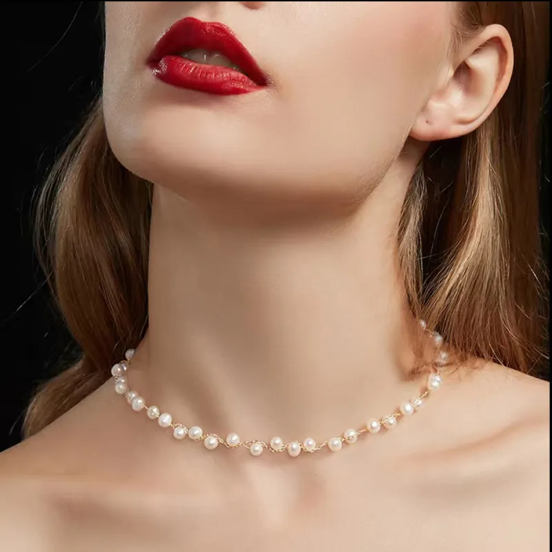 Taste The Color Freshwater Pearl Necklaces Women's-1