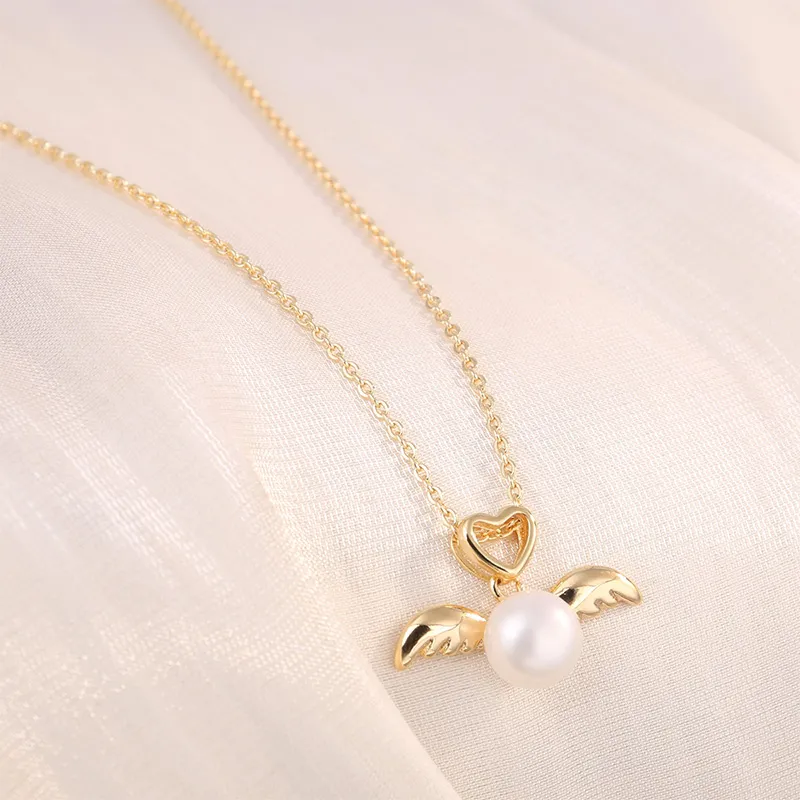 Taste The Color Pearl Necklaces Women's-5