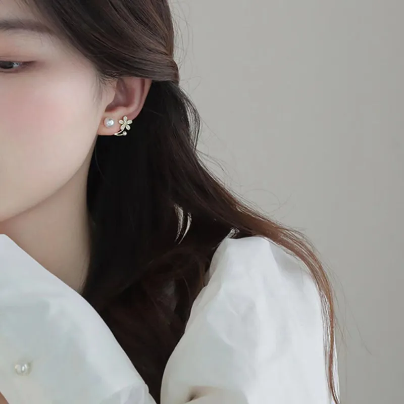 Taste The Color Pearl Clip On Earrings Women's-7