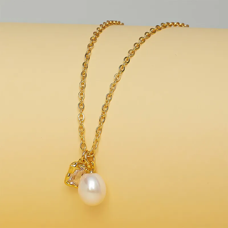 Taste The Color Pearl Necklaces Women's-6