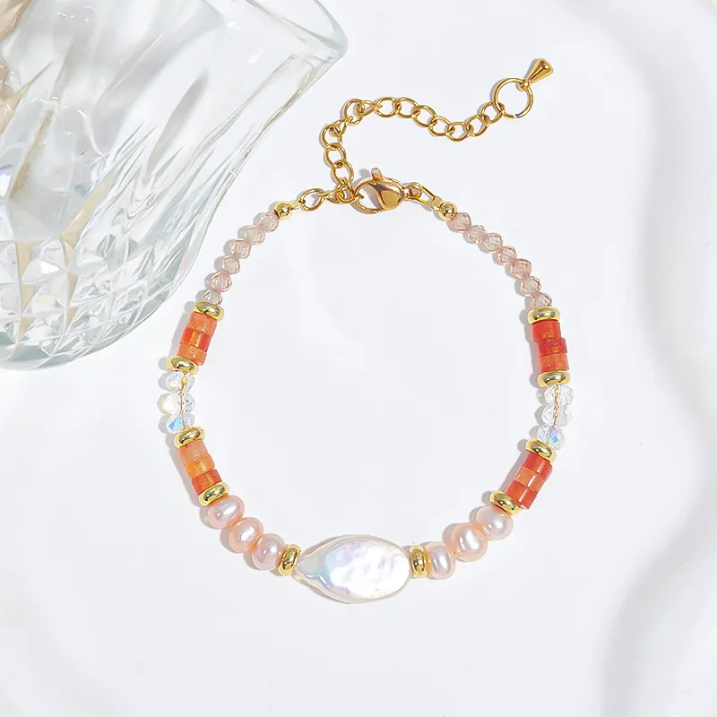 Taste The Color Freshwater Pearl Bracelets Women's-4