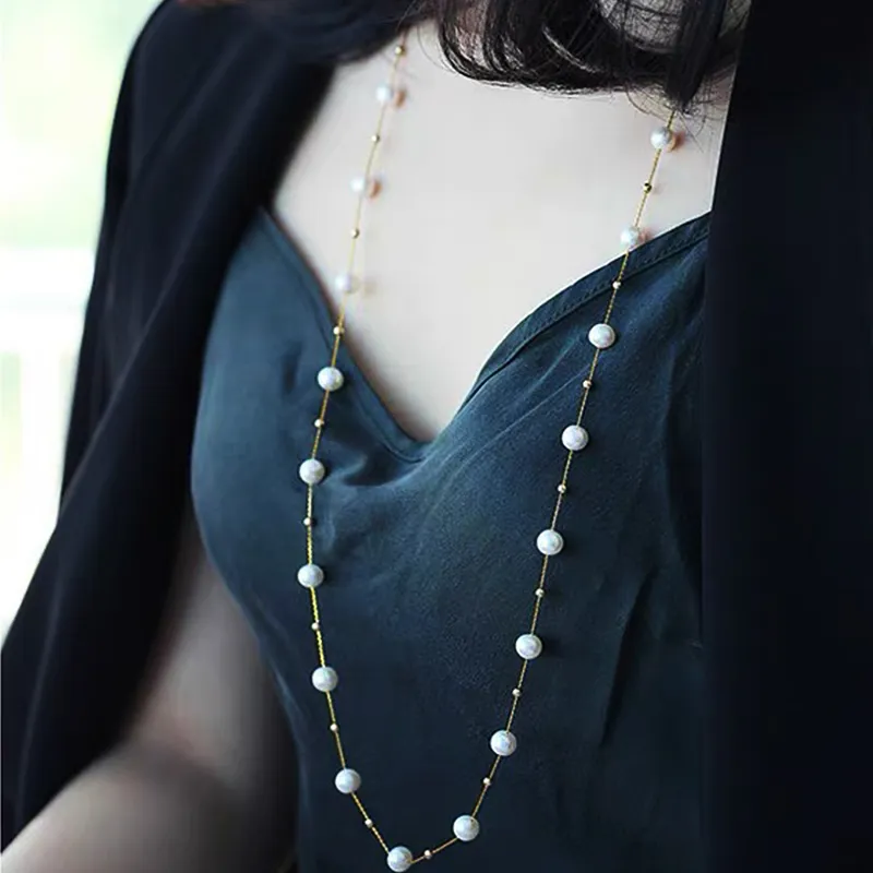 Taste The Color Freshwater Pearl Necklaces Women's-5