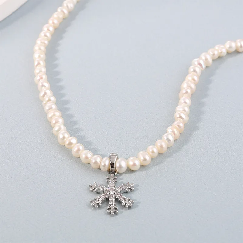 Taste The Color Pearl Necklaces Women's-2