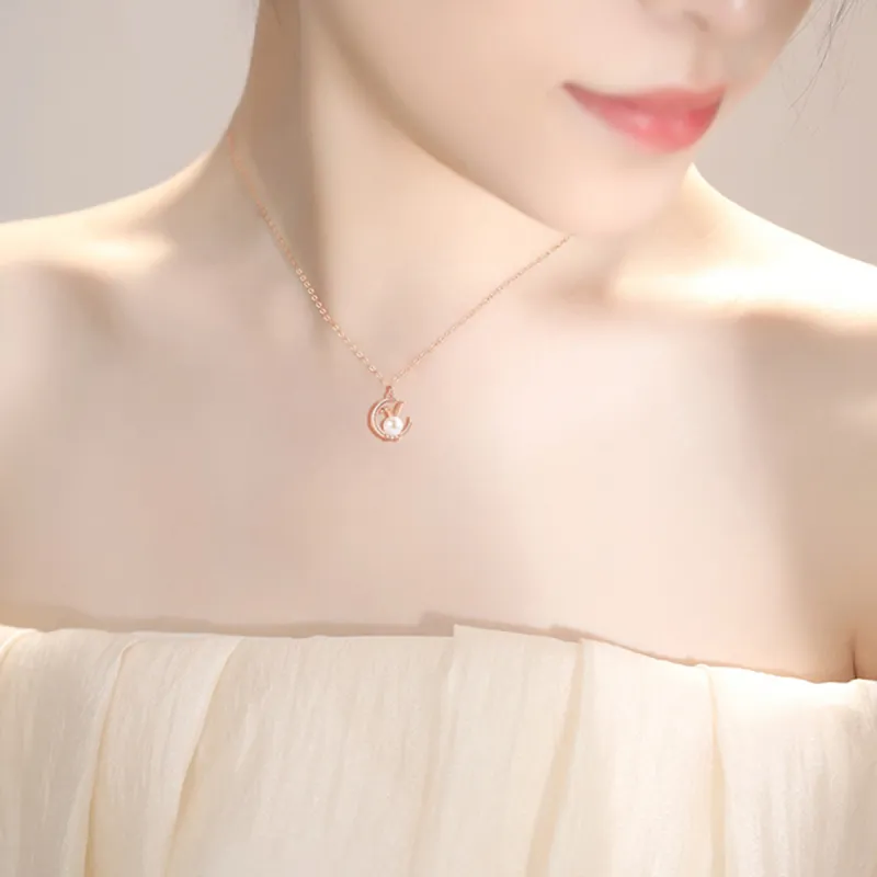 Taste The Color Pearl Necklaces Women's-3