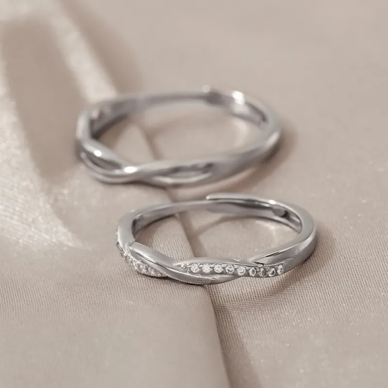 Taste The Color 925 Sterling Silver Rings Unisex-4