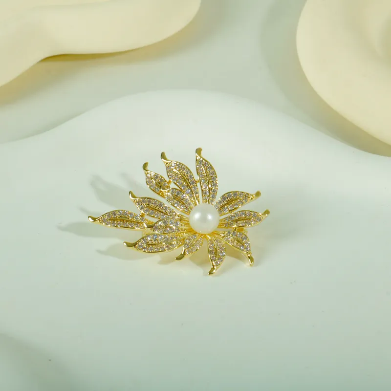 Taste The Color Pearl Brooches Women's-2