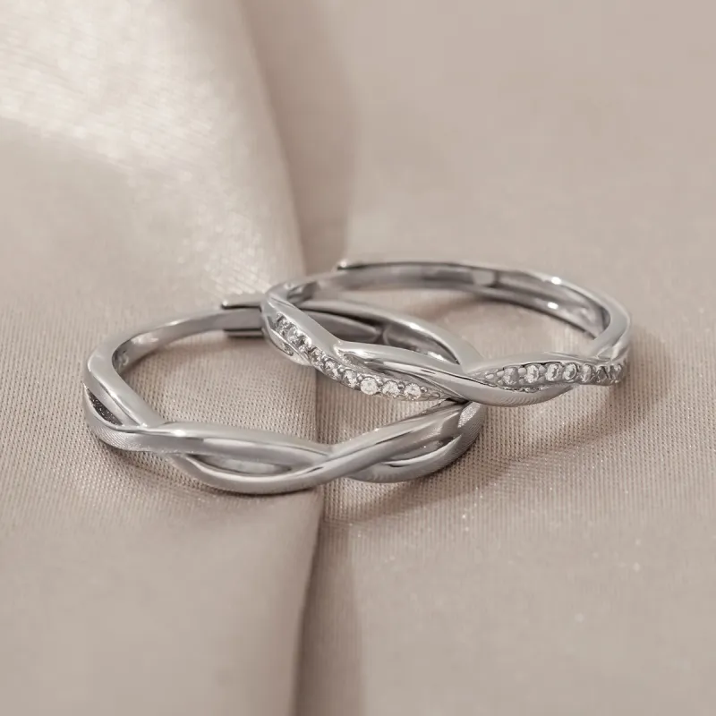 Taste The Color 925 Sterling Silver Rings Unisex-3