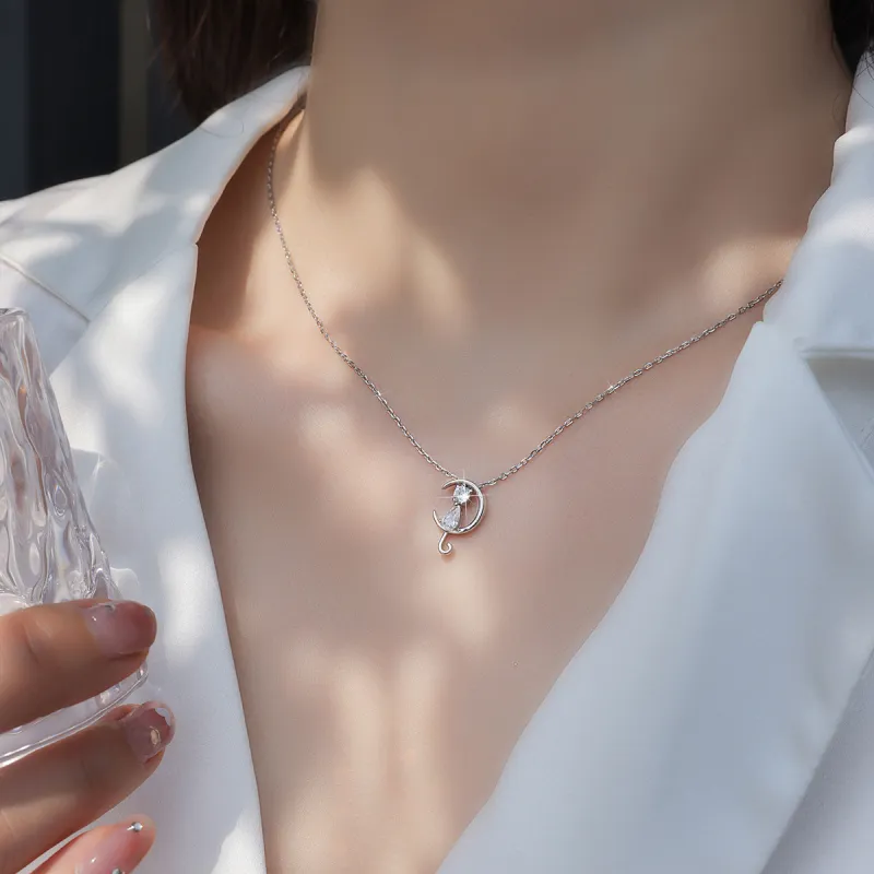 Taste The Color 925 Sterling Silver Necklaces Women's-3