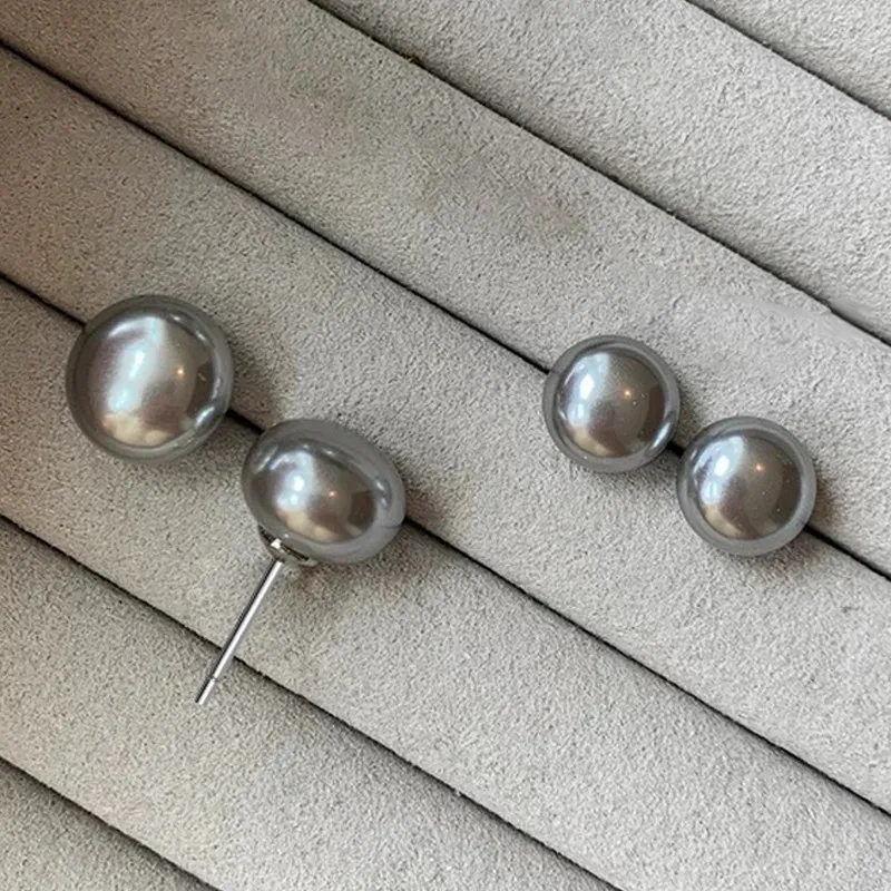 Taste The Color Pearl Stud Earrings Women's-3