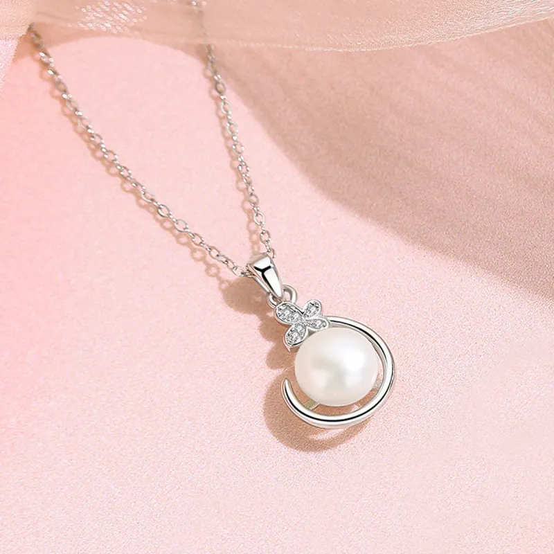 Taste The Color Pearl Necklaces Women's-10