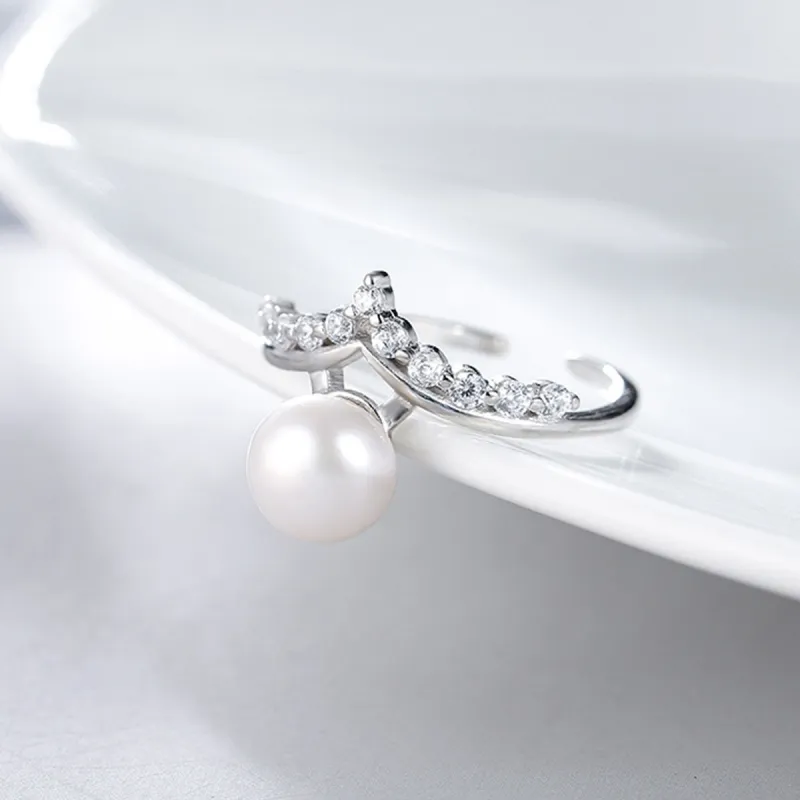 Taste The Color Freshwater Pearl Rings Women's-7