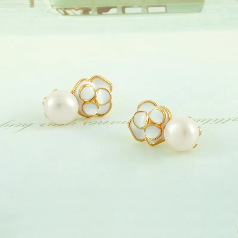 Taste The Color Pearl Earrings Women's-5