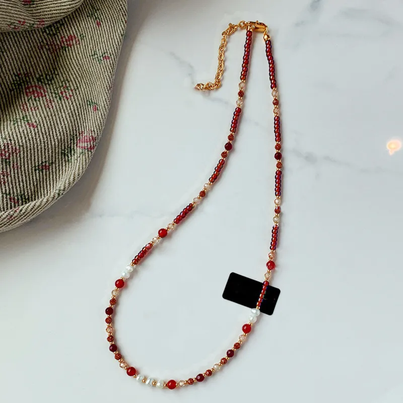 Taste The Color Freshwater Pearl Necklaces Women's-4