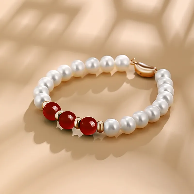 Taste The Color Pearl Necklaces Women's-13