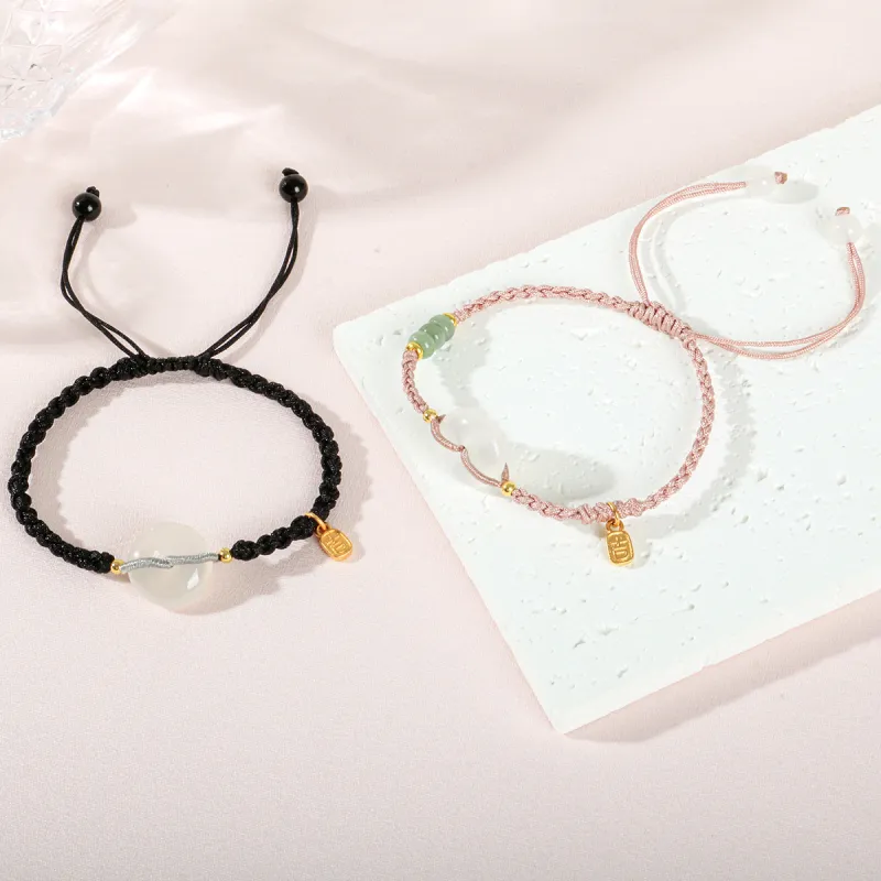Taste The Color Natural Agate Bracelets Unisex-12