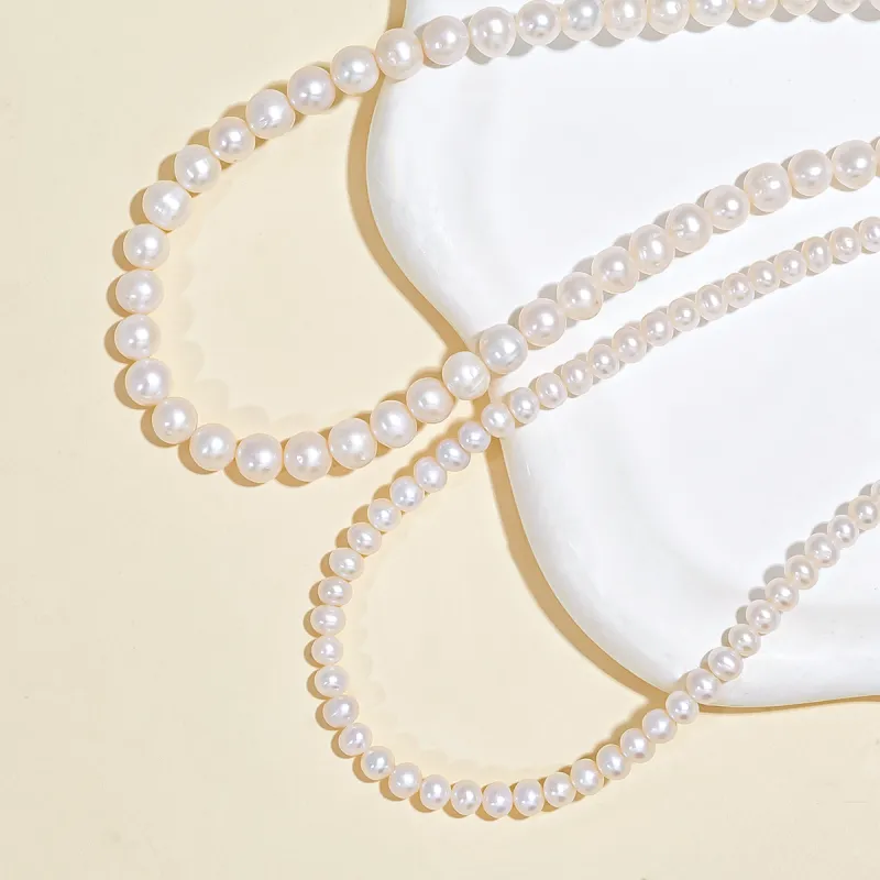 Taste The Color Freshwater Pearl Necklaces Women's-5