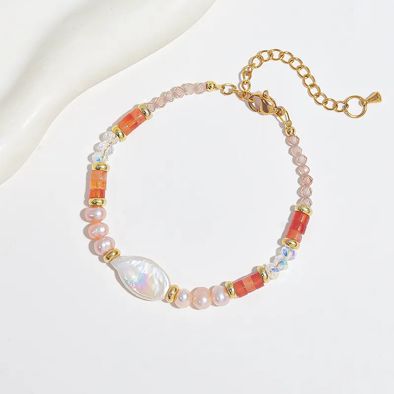 Taste The Color Freshwater Pearl Bracelets Women's-5